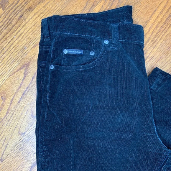 Calvin Klein Women’s Black Cords Size 10 - Picture 4 of 5